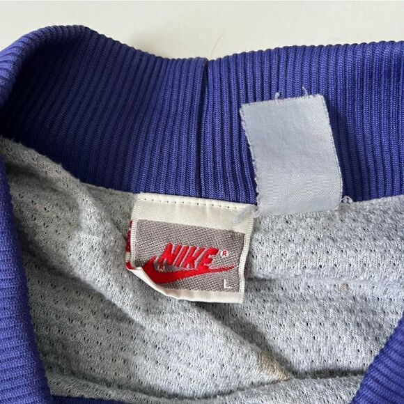 NIKE Vintage 90s Gray Tag Swoosh Women's Windbreaker Large - Picture 9 of 11